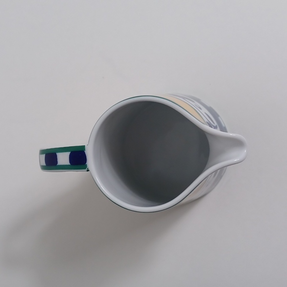 Mikasa Firenze Creamer - Fine China Blue Yellow Green - 8oz - Picture 5 of 7